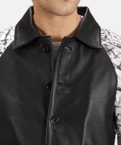 Alternative view of Artistry Black Dye Leather Coat