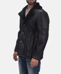 Alternative view of Furcliff Double Face Shearling Leather Coat