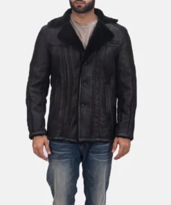 Furcliff Double Face Shearling Leather Coat