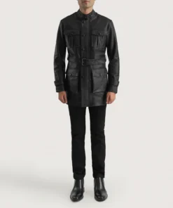 Alternative view of Dolf Black Leather Jacket