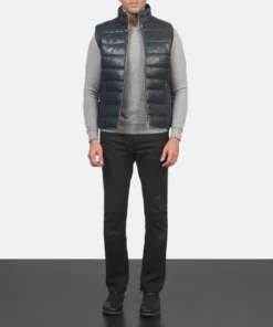 Alternative view of Tony Blue Suede Vest