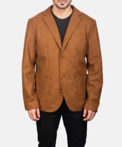 Borges Khaki Wool Blazer