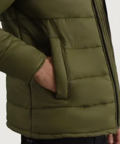 Alternative view of Erico Green Hooded Puffer Jacket