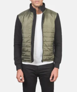 Nashville Quilted Green Windbreaker Jacket