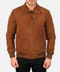 Tomchi Tan Suede Leather Jacket