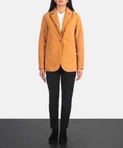 Alternative view of Norma Brown Nubuck Blazer